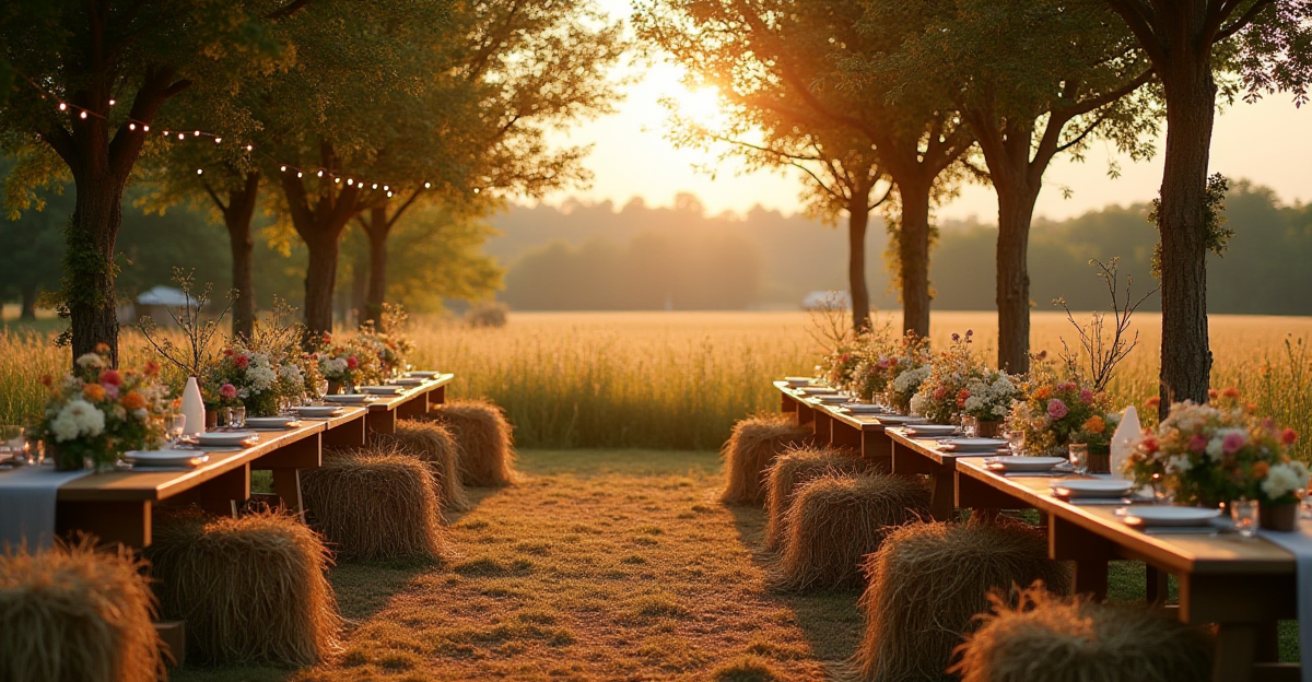 Animations mariage champêtre : 25 idées originales pour s'amuser