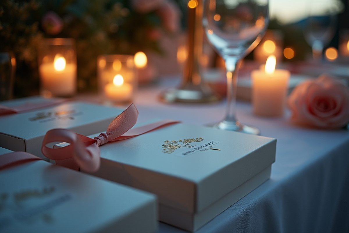 Cadeaux invités personnalisés : gravure, étiquettes et packaging