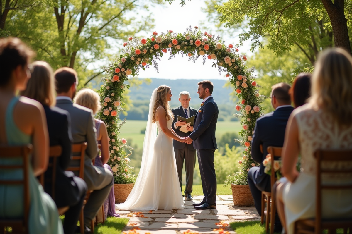 Arche de cérémonie laïque : styles et inspirations