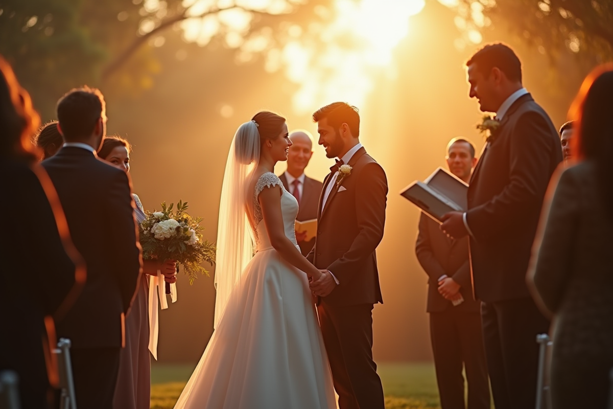 Cérémonie émouvante : rituels et moments forts