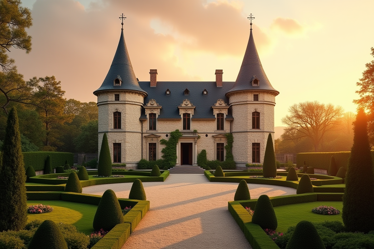 Cérémonie laïque en château