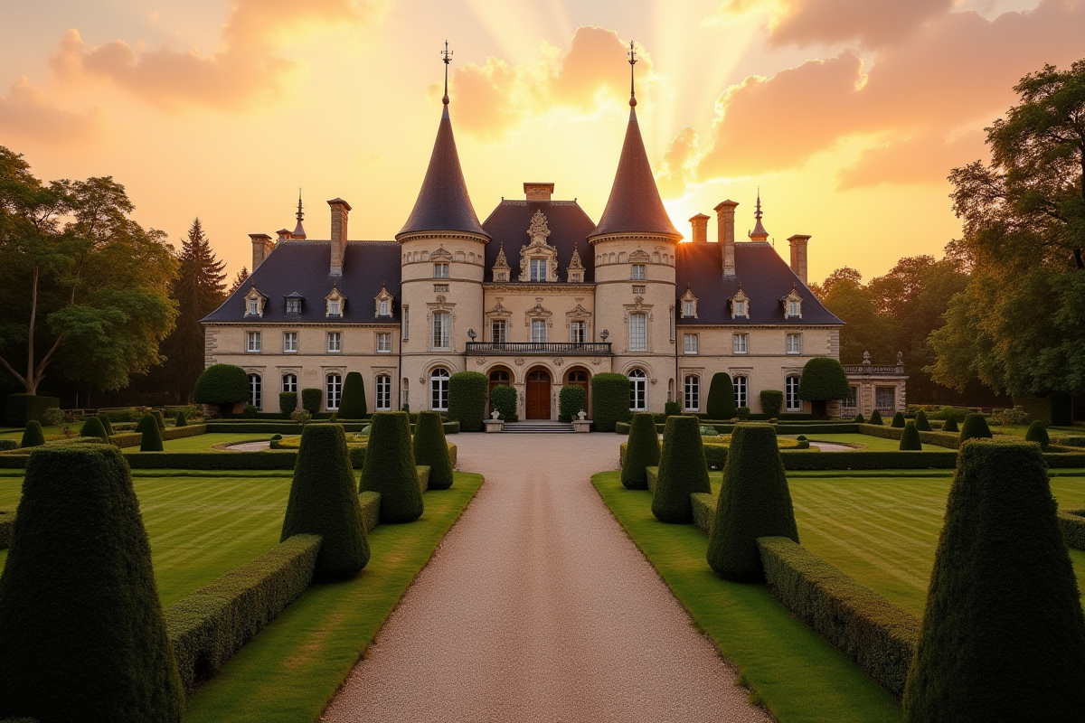 Photos de mariage en château
