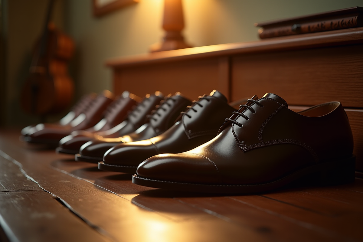 Styles de chaussures de marié : richelieu, derby et mocassin