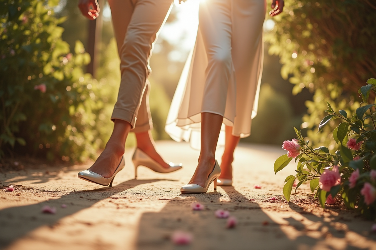 Ballerines mariée : confort et élégance sans talons