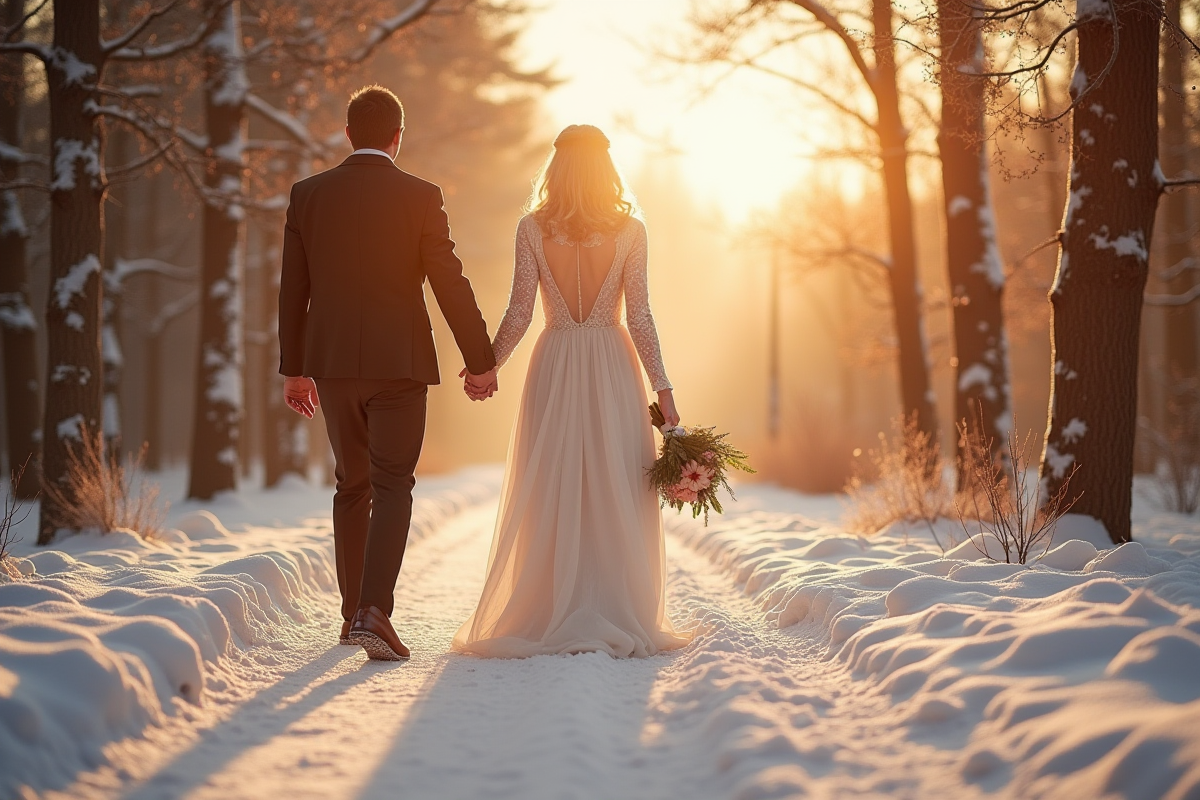 Chaussures mariée hiver : style et chaleur pour mariage hivernal