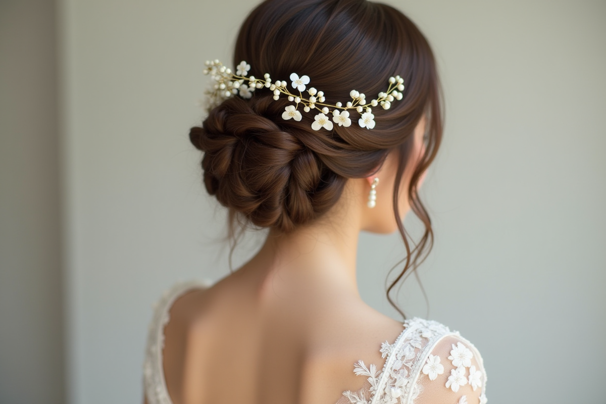 Coiffure mariage cheveux fins : astuces pour créer du volume