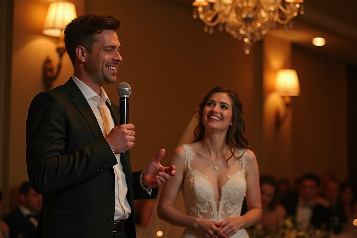 Discours mariage humour : faire rire sans déraper en 2026