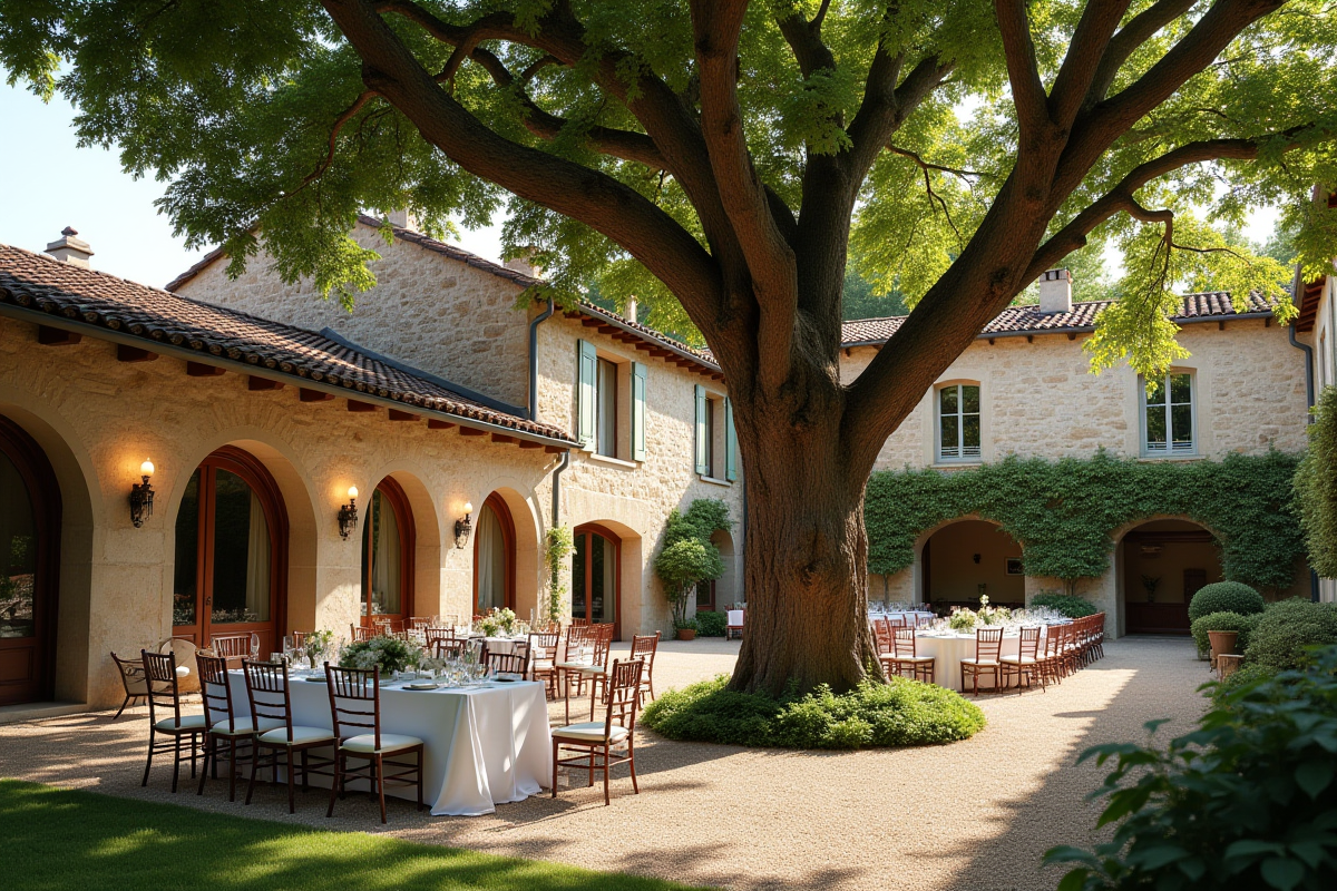 Domaine mariage avec hébergement