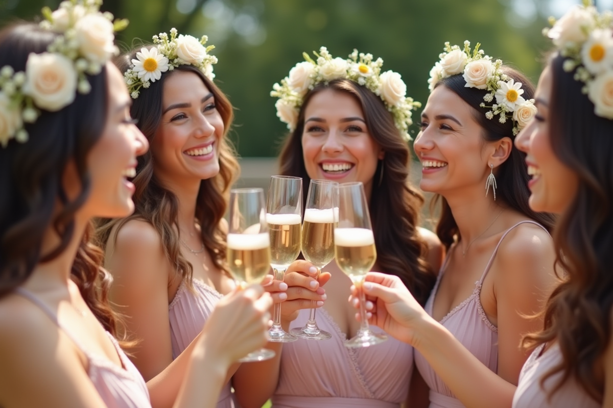 Illustration : Accessoires EVJF : tout pour décorer et identifier la mariée