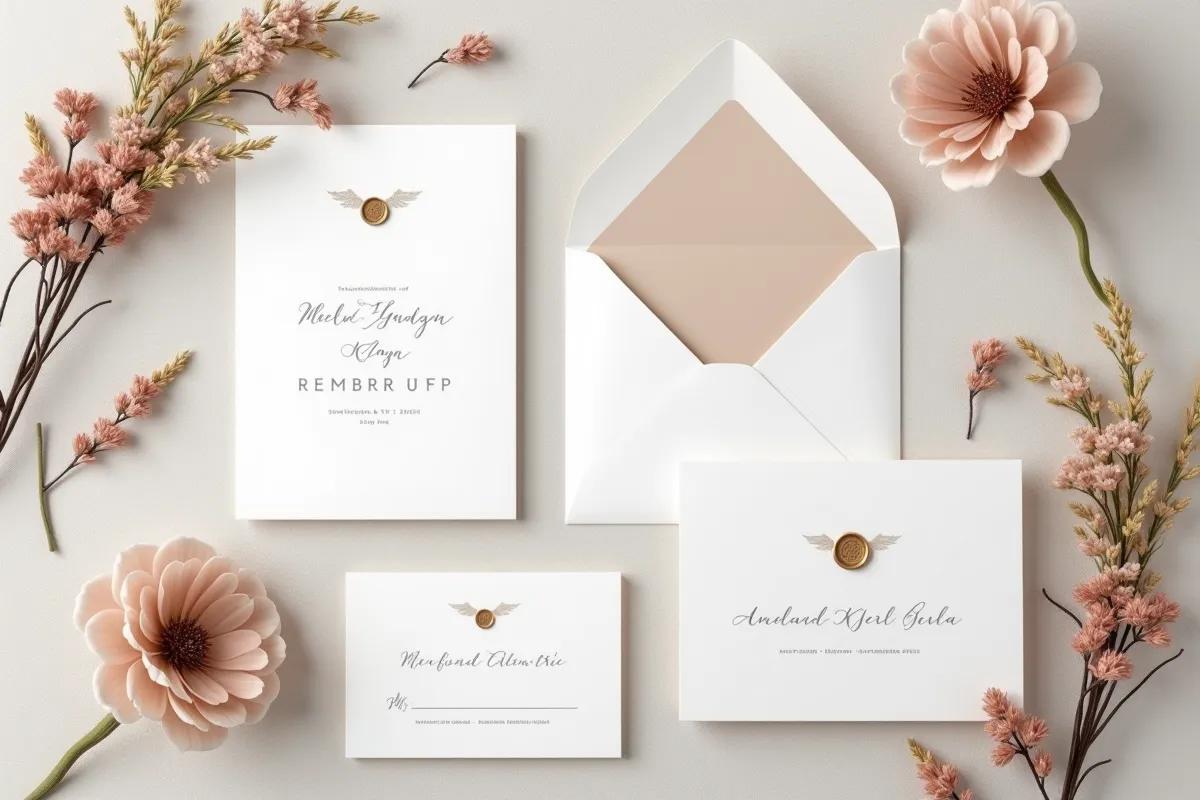 Faire-part mariage éco-responsable