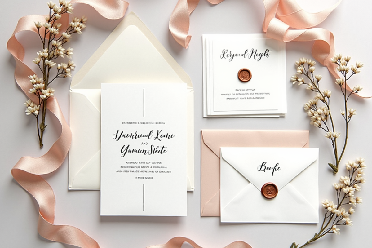 Faire-part mariage luxe : l'excellence pour vos invitations