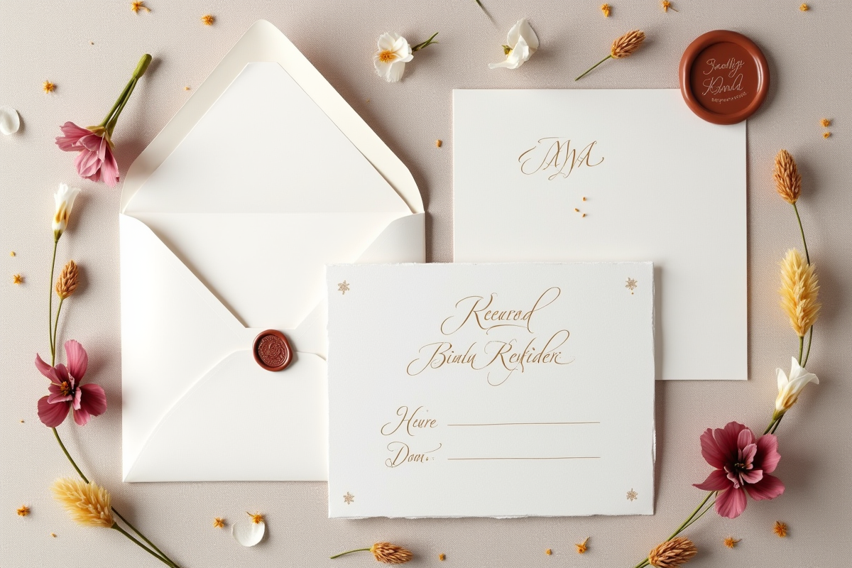 Faire-part mariage moderne : tendances et designs contemporains