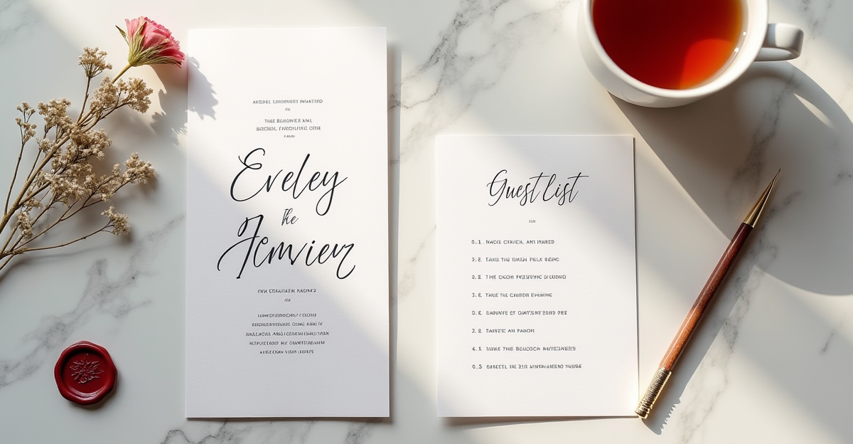 Combien d'invités à son mariage : fixer le nombre juste