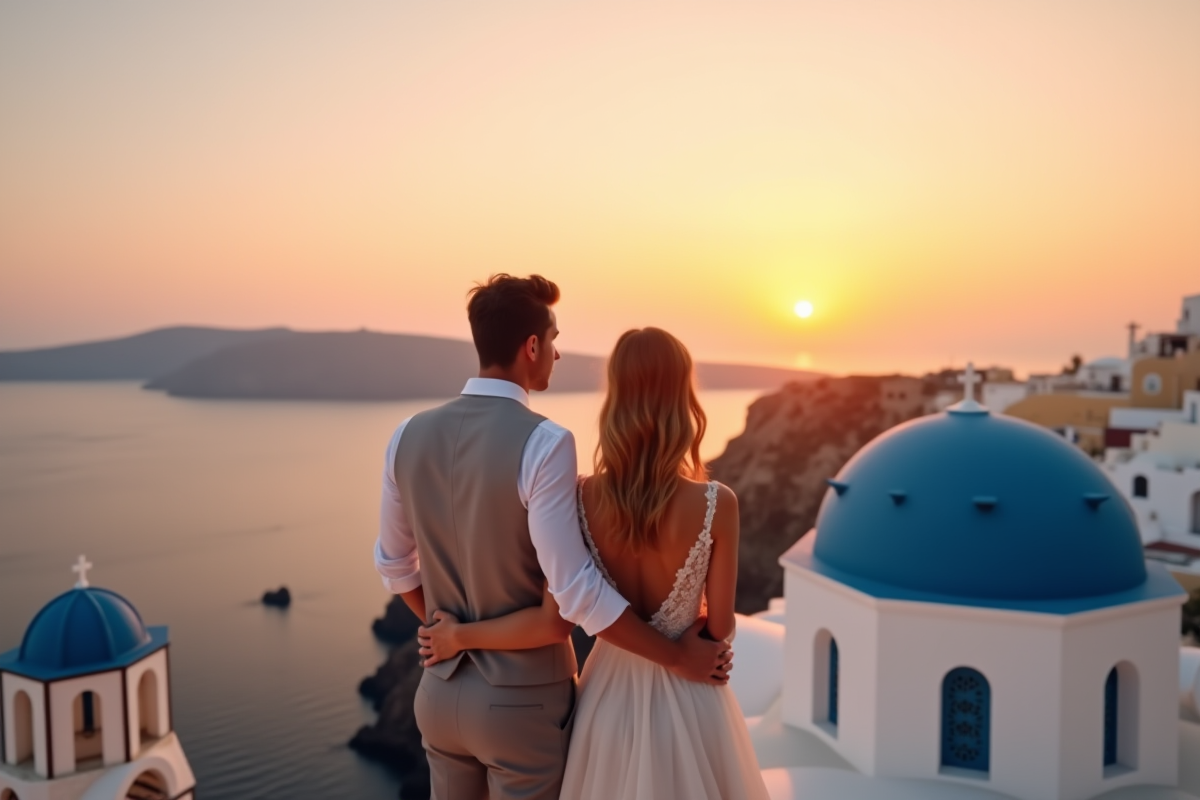 Lune de miel Santorin : guide complet pour un séjour romantique