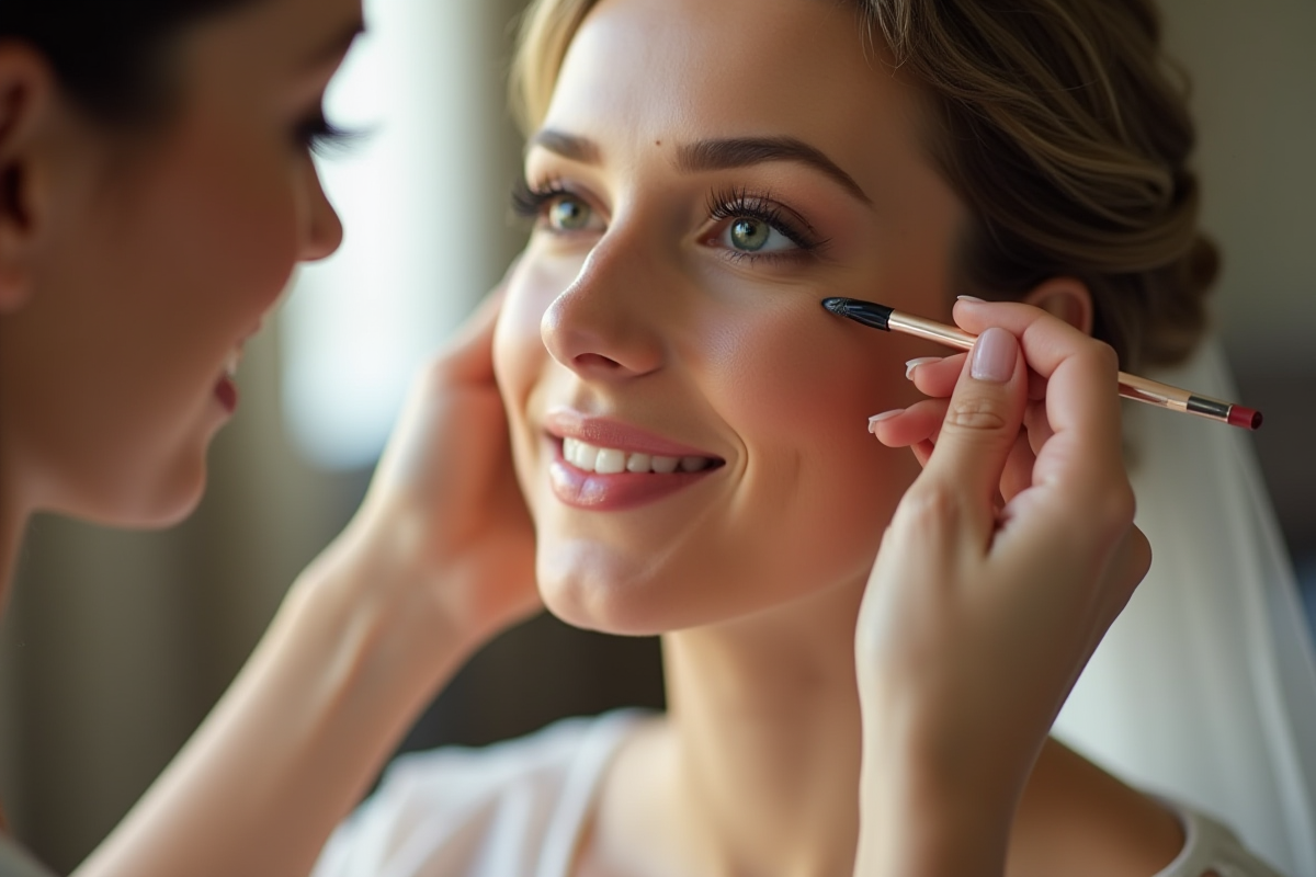 Illustration : Maquillage invitée mariage