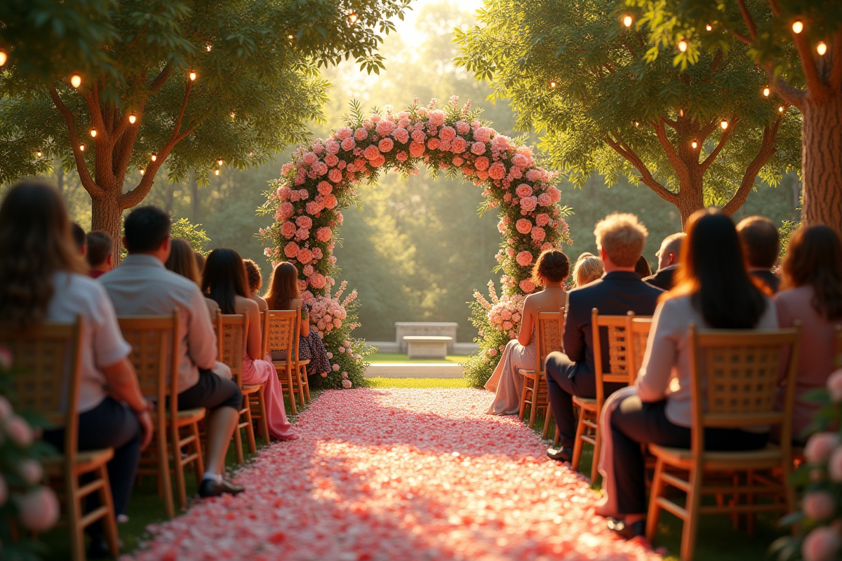 Mariage jardin en été : guide et conseils
