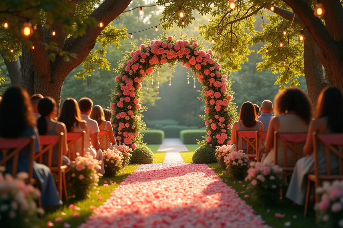 Mariage jardin romantique : créer une atmosphère de conte de fées