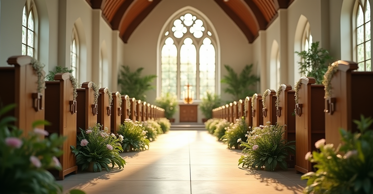 Décoration église pour mariage : fleurs, bougies et allée en 2026