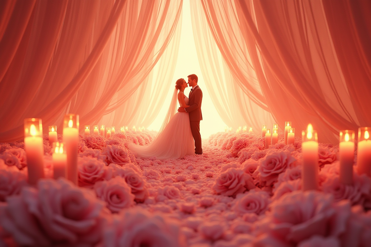 Mariage romantique : déco, ambiance et inspiration