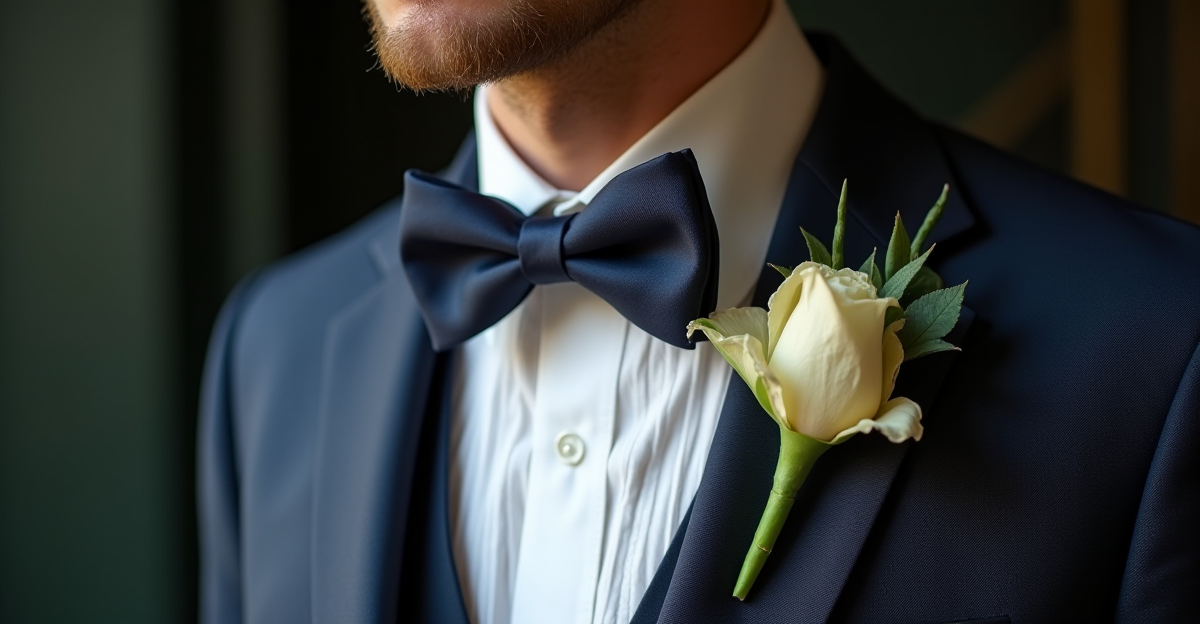 Nœuds papillon assortis marié et témoins : coordonner avec style