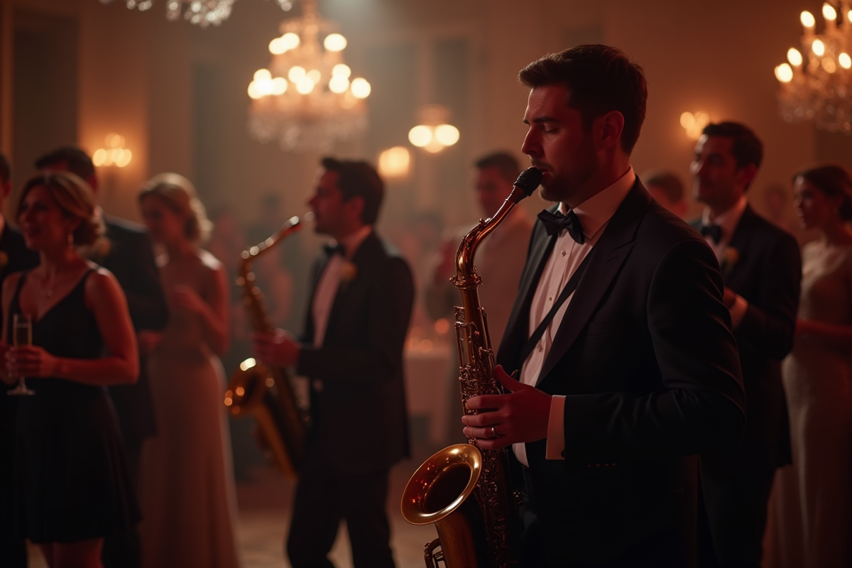 Orchestre cocktail mariage : l'ambiance musicale du vin d'honneur
