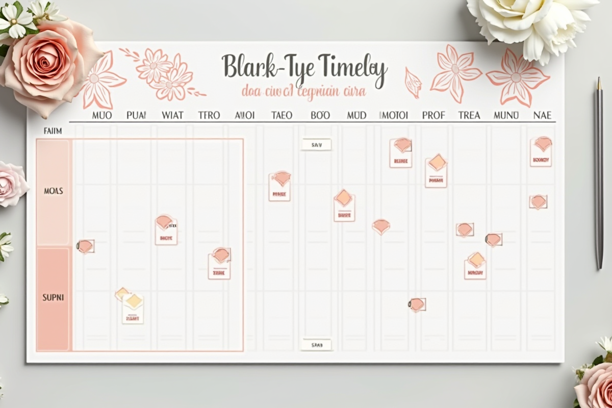 Planning mariage 12 mois : chaque mois détaillé