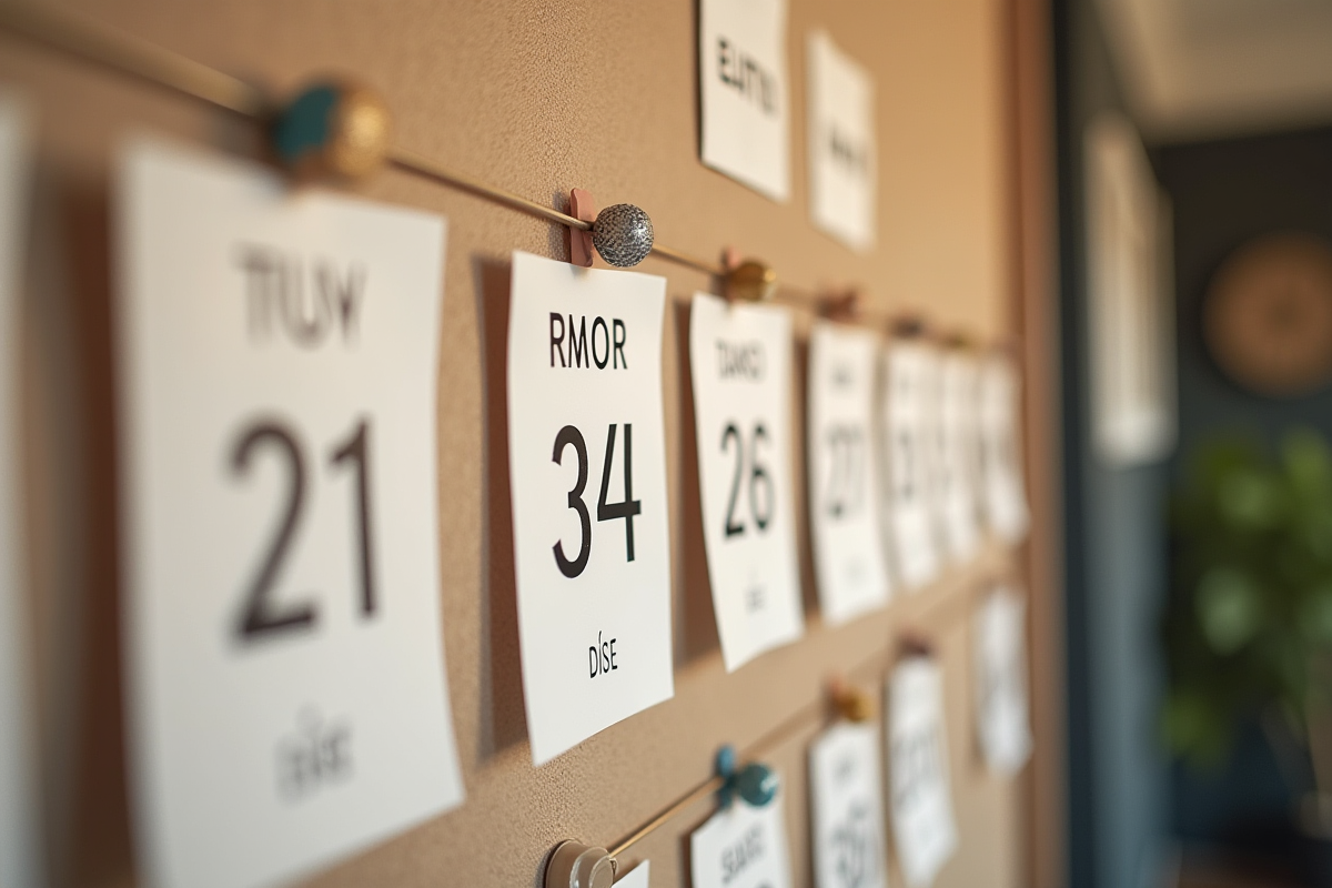 Rétroplanning J-7 : la dernière semaine avant le jour J