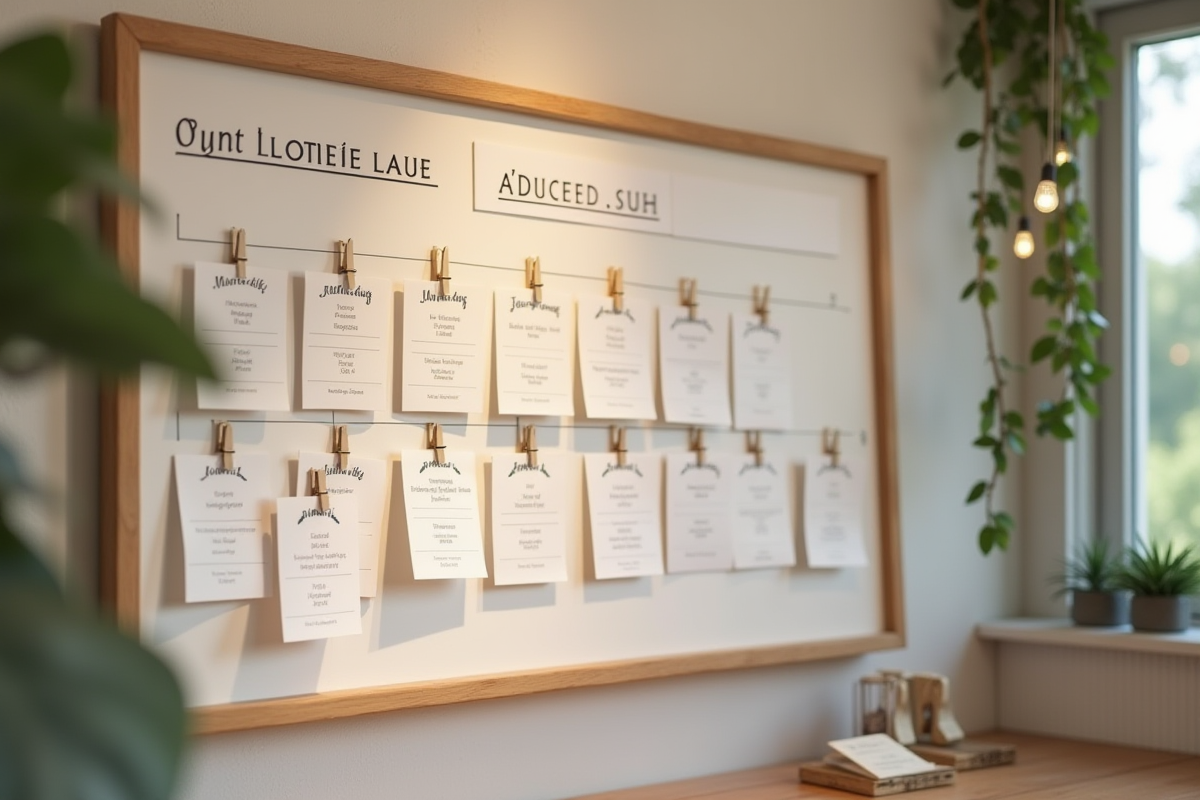 Déroulé jour J : planning heure par heure