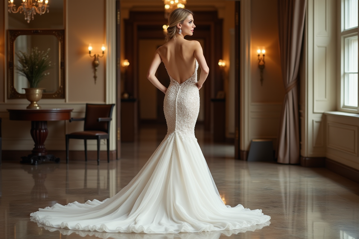 Robe de mariée sirène : morphologie et silhouette idéale