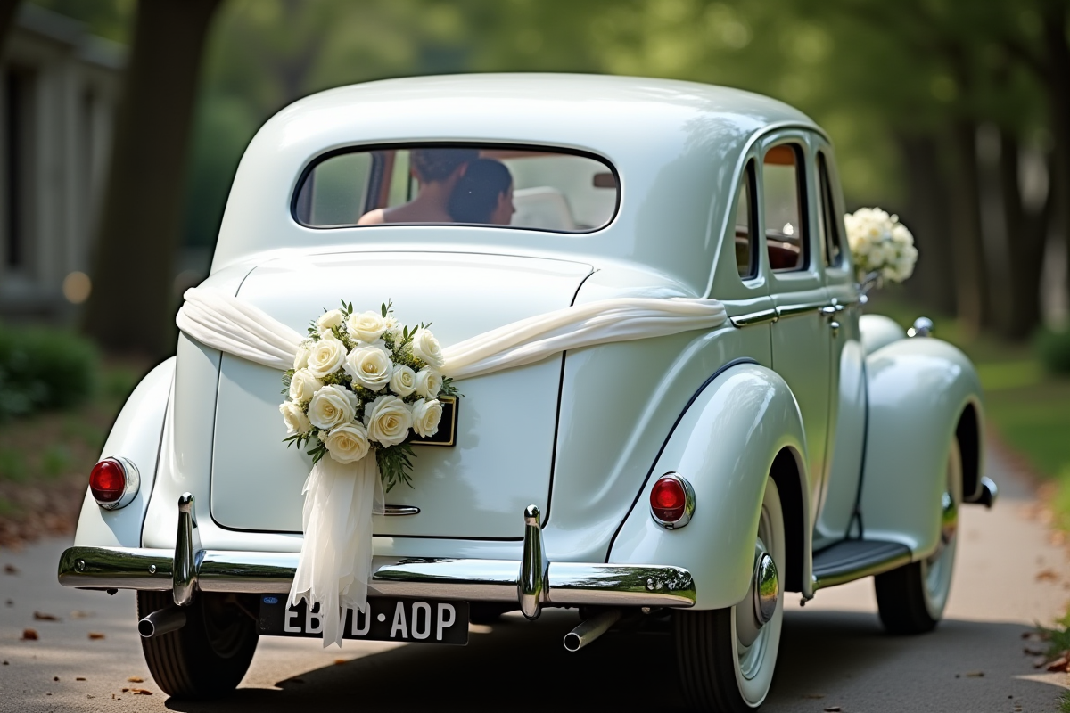 Voiture mariage écologique
