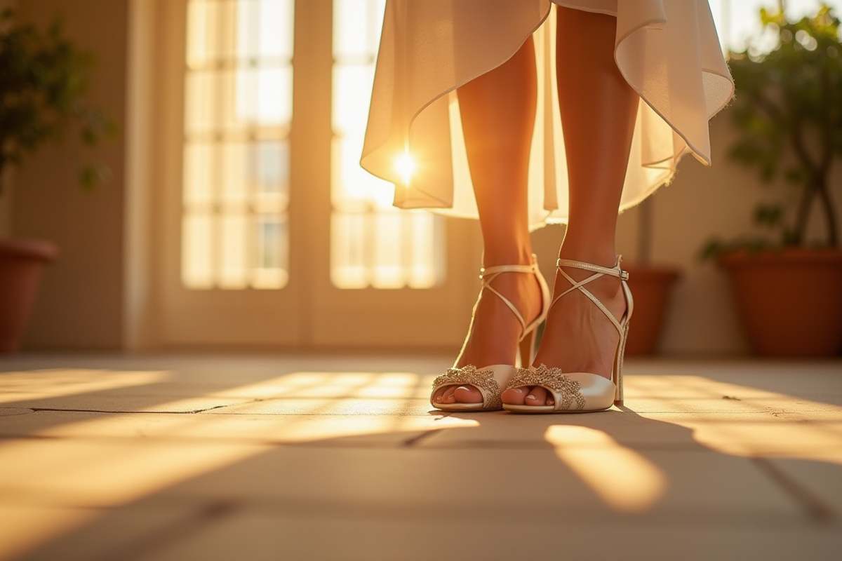 Chaussures de mariée : confort et élégance